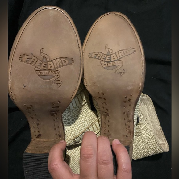 Freebird heeled sandals (white) - Picture 2 of 2